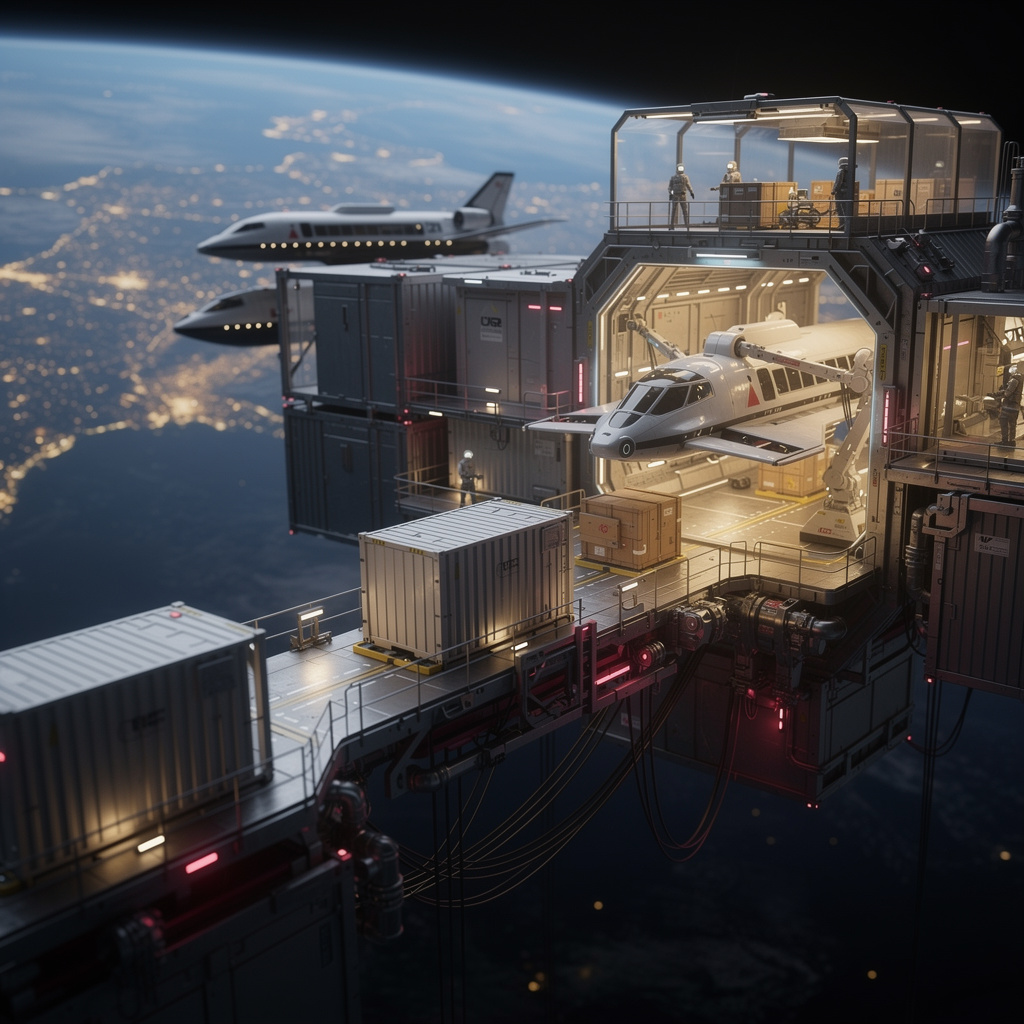 إدارة سلاسل الإمداد الفضائية