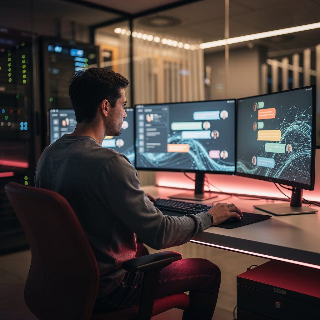 تطوير روبوتات المحادثة الذكية