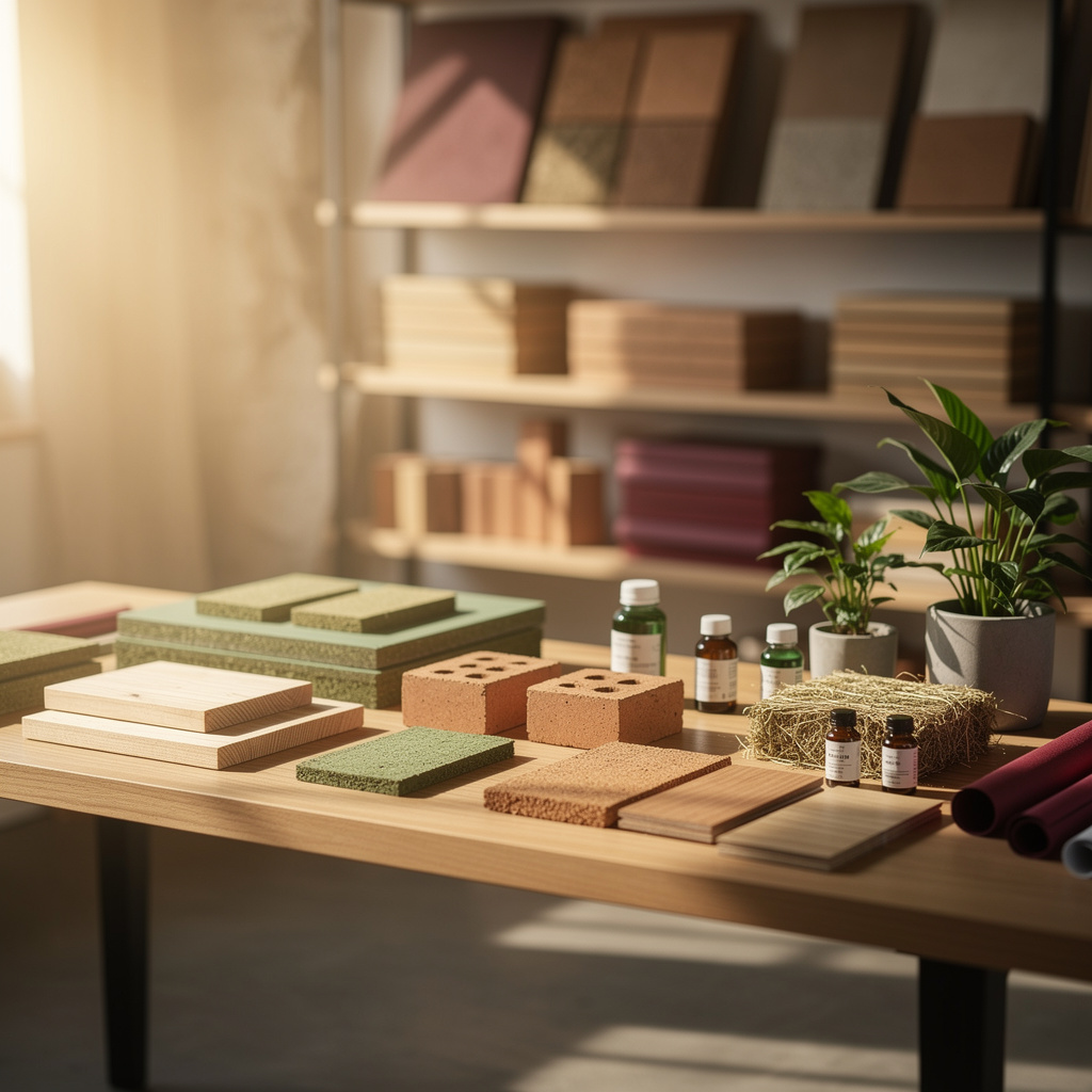 مواد البناء الخضراء والمستدامة