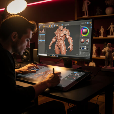 احتراف نحت الشخصيات الرقمية ببرنامج ZBrush